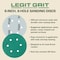 Legit Grit 6 inch Sand paper Disc, 6-Hole, 320 Grit, 50PK LG6-6320-50 - alternate 4